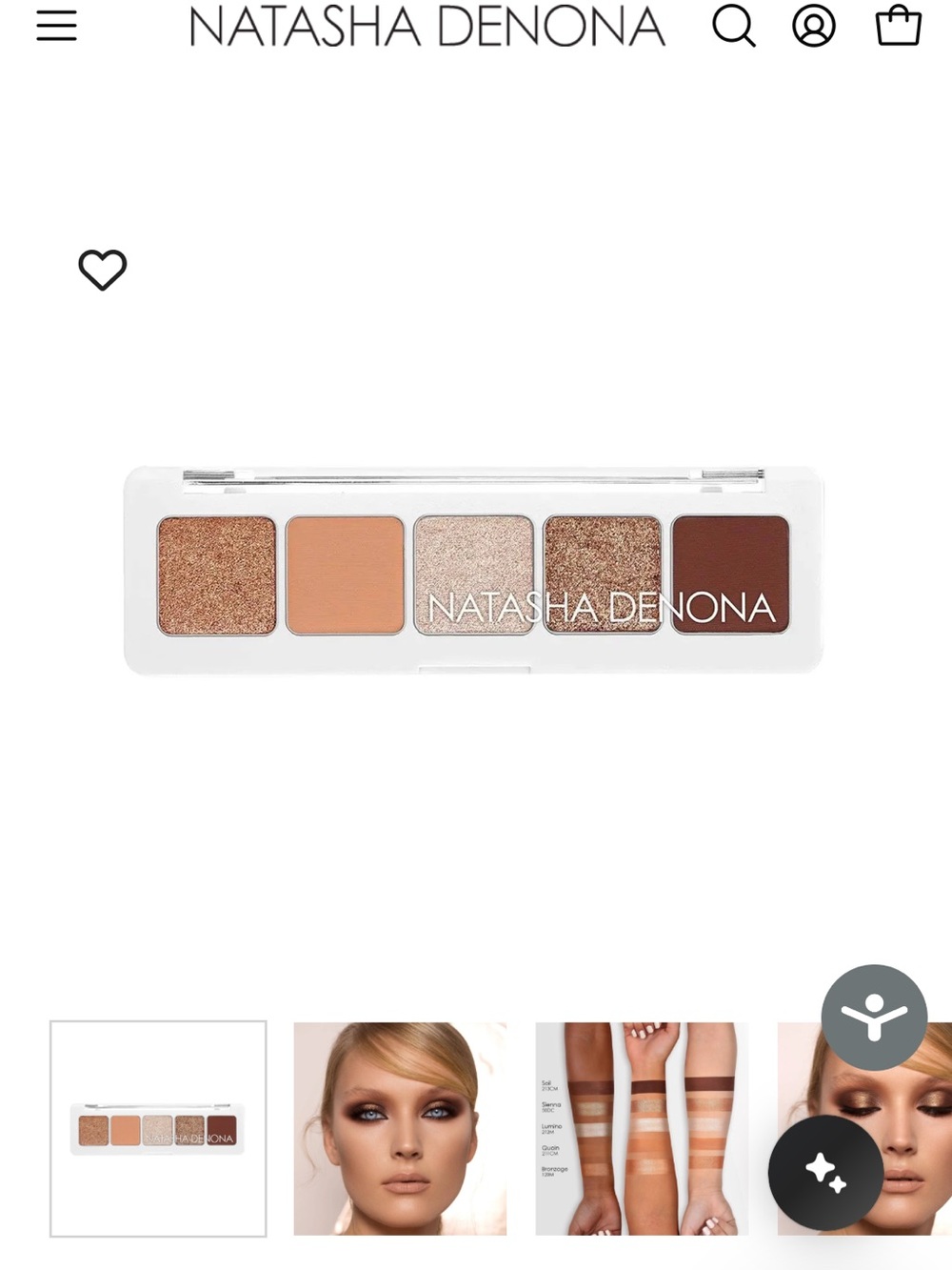 NEW Natasha Denona Mini NUDE pallet